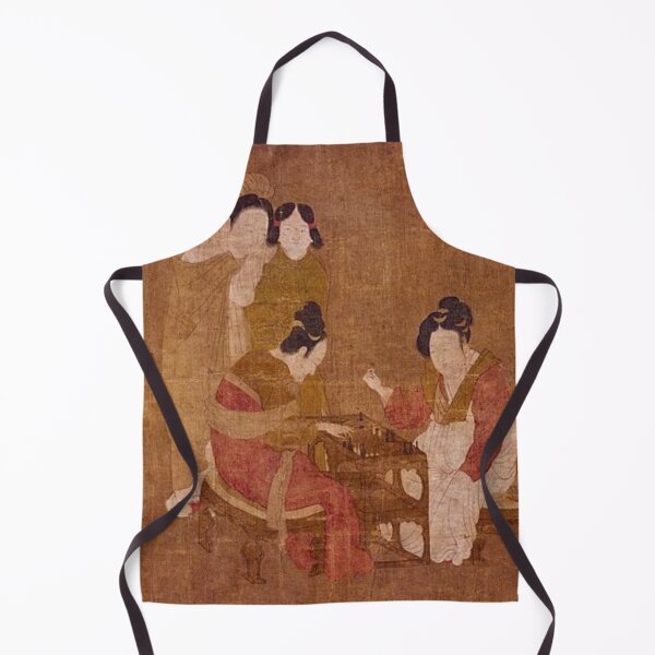 Item preview, Traditional Asian Court Scene Painting with Elegant Figures designed and sold by BuckaBaby.