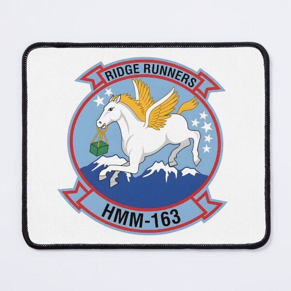 Item preview, USMC HMM-163 Ridge Runners Squadron Insignia designed and sold by CharlieDesings.
