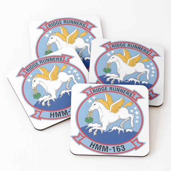 Item preview, USMC HMM-163 Ridge Runners Squadron Insignia designed and sold by CharlieDesings.