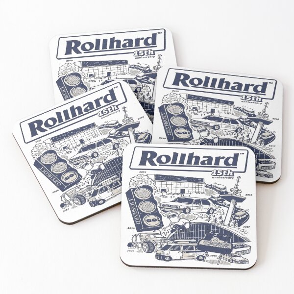 Item preview, Rollhard 15th Anniversary Vintage Car Culture Streetwear designed and sold by Warungid.