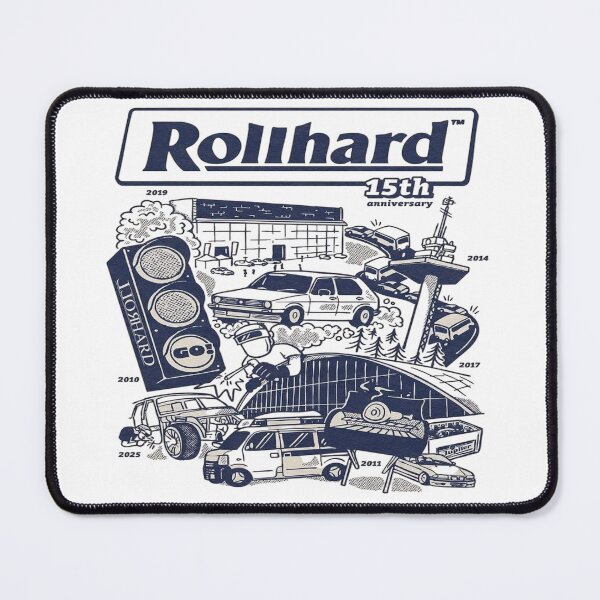 Item preview, Rollhard 15th Anniversary Vintage Car Culture Streetwear designed and sold by Warungid.