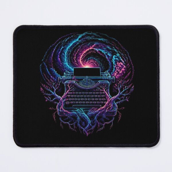Item preview, The Cosmic Key | Retro Cyberpunk Typewriter Art designed and sold by HOUSE OF VMH.