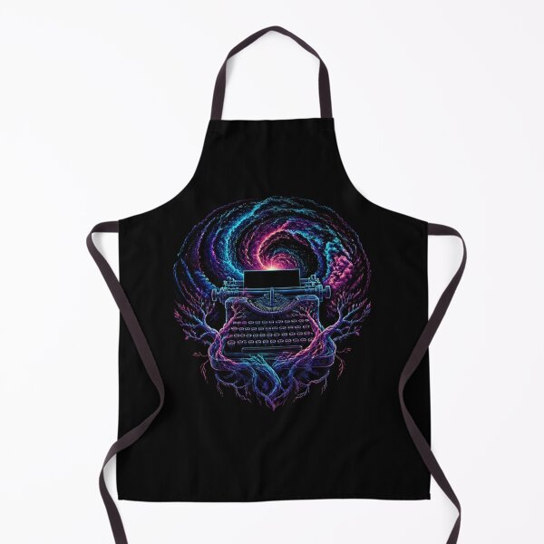 Item preview, The Cosmic Key | Retro Cyberpunk Typewriter Art designed and sold by HOUSE OF VMH.