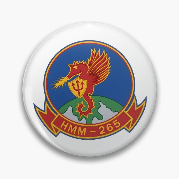 Item preview, USMC HMM-265 Dragons Squadron Insignia designed and sold by CharlieDesings.
