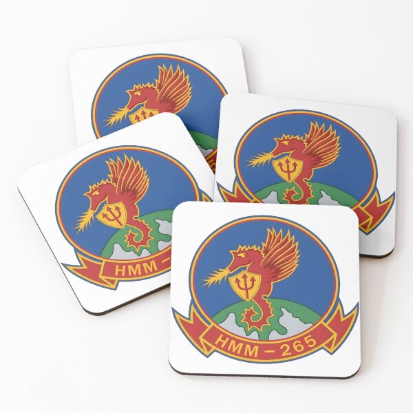 Item preview, USMC HMM-265 Dragons Squadron Insignia designed and sold by CharlieDesings.