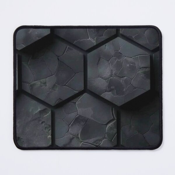Item preview, Black Grey tiles metallic tiles Simple minimalist decor pattern designed and sold by Arjun4282.