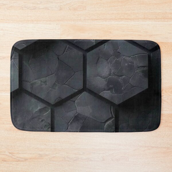 Item preview, Black Grey tiles metallic tiles Simple minimalist decor pattern designed and sold by Arjun4282.