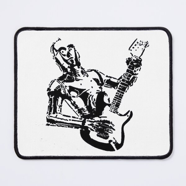 Item preview, Robot Guitarist Stencil Art | Sci-Fi Rock Graphic | Grunge Music Lover  designed and sold by Gbriel3.