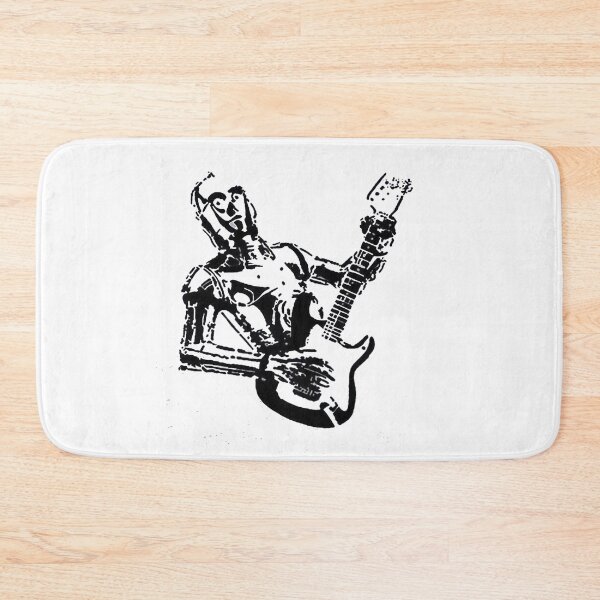 Item preview, Robot Guitarist Stencil Art | Sci-Fi Rock Graphic | Grunge Music Lover  designed and sold by Gbriel3.