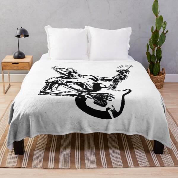 Item preview, Robot Guitarist Stencil Art | Sci-Fi Rock Graphic | Grunge Music Lover designed and sold by Gbriel3.