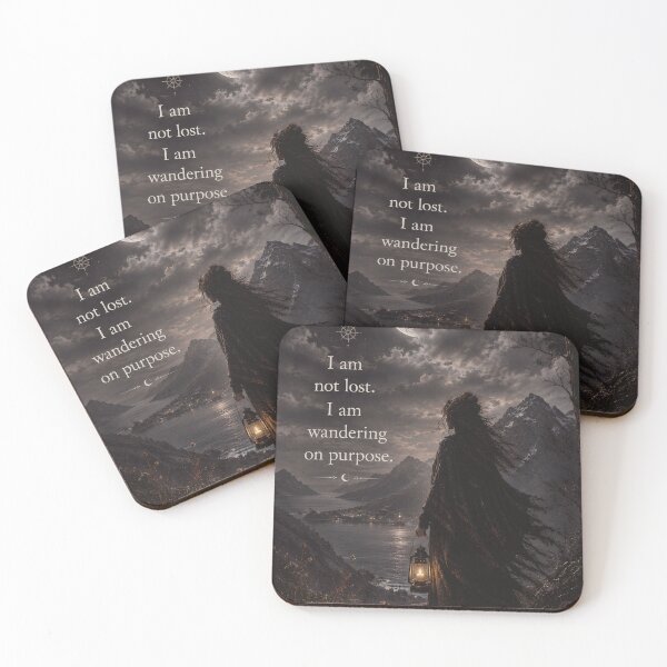Item preview, Norwegian Witch Wandering Quote Nordic Art designed and sold by NorwegianWitch.