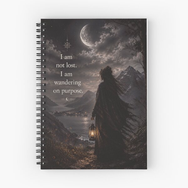 Item preview, Norwegian Witch Wandering Quote Nordic Art designed and sold by NorwegianWitch.