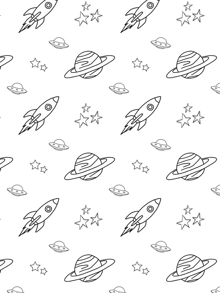 Thumbnail 4 of 4, iPhone Case, Space Pattern designed and sold by randomly-simple.
