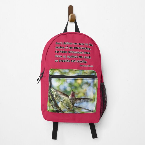 Item preview, Psalms 27:12 Don’t Deliver Me To My Adversaries - Hummingbird Photograph designed and sold by InsprtnlArtbyDP.