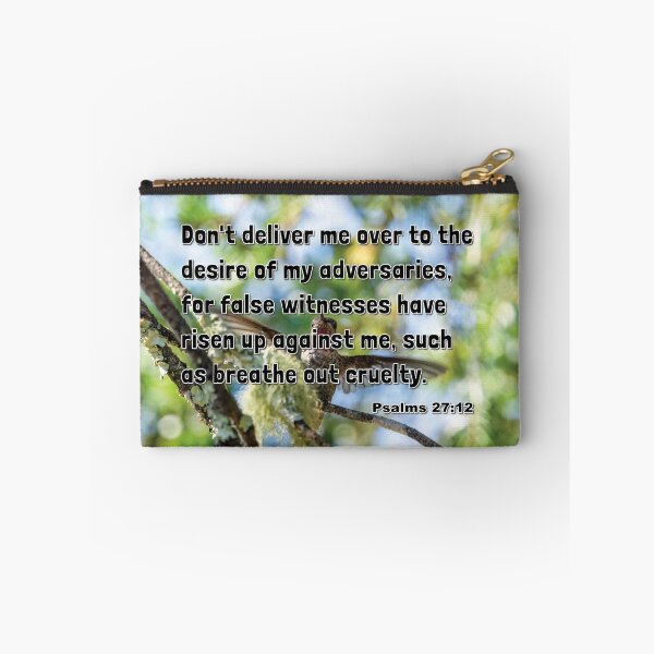 Item preview, Psalms 27:12 Don’t Deliver Me To My Adversaries - Hummingbird Photograph designed and sold by InsprtnlArtbyDP.