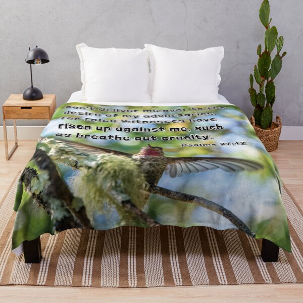 Item preview, Psalms 27:12 Don’t Deliver Me To My Adversaries - Hummingbird Photograph designed and sold by InsprtnlArtbyDP.