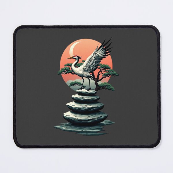 Item preview, Copy of Crane, Pine Tree & Full Moon | Elegant Japanese Icon 02 designed and sold by Shift-Bloom.