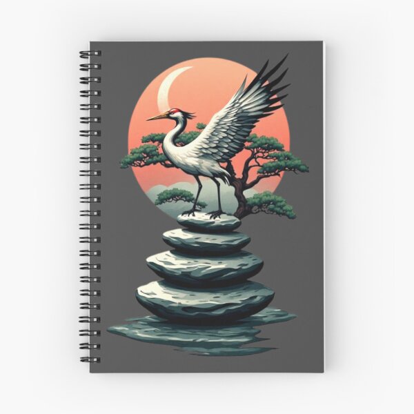 Item preview, Copy of Crane, Pine Tree & Full Moon | Elegant Japanese Icon 02 designed and sold by Shift-Bloom.