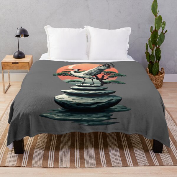 Item preview, Copy of Crane, Pine Tree & Full Moon | Elegant Japanese Icon 02 designed and sold by Shift-Bloom.