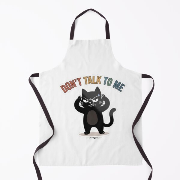 Item preview, Cynical Cat "Don't Talk to Me" - Antisocial Humor designed and sold by Gabzerinho.