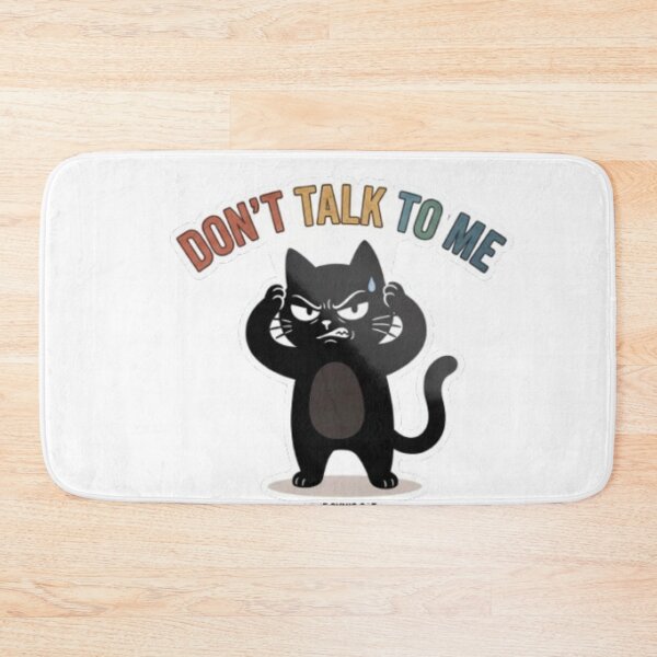 Item preview, Cynical Cat "Don't Talk to Me" - Antisocial Humor designed and sold by Gabzerinho.