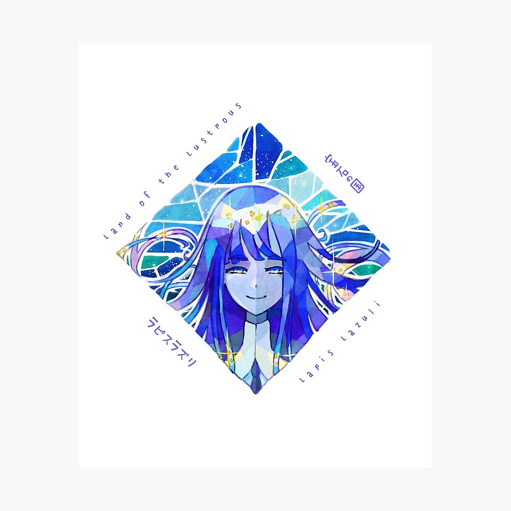 Lapis Lazuli Houseki No Kuni Poster By Sedeto Redbubble