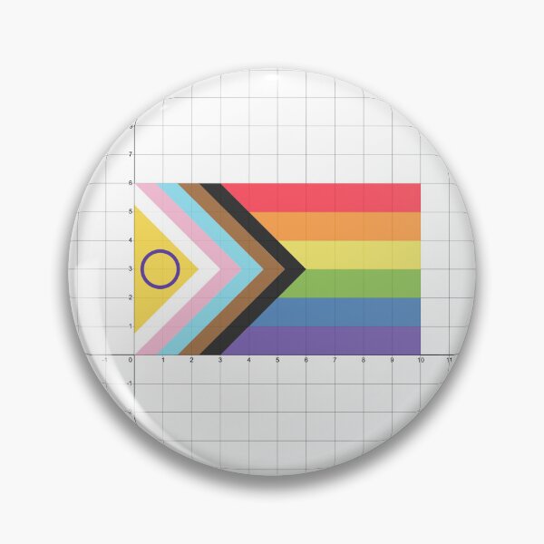 Item preview, Progress Pride Flag Graph designed and sold by Elisa's Graph(ic) Designs.