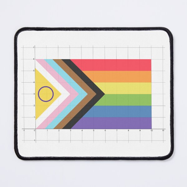 Item preview, Progress Pride Flag Graph designed and sold by Elisa's Graph(ic) Designs.