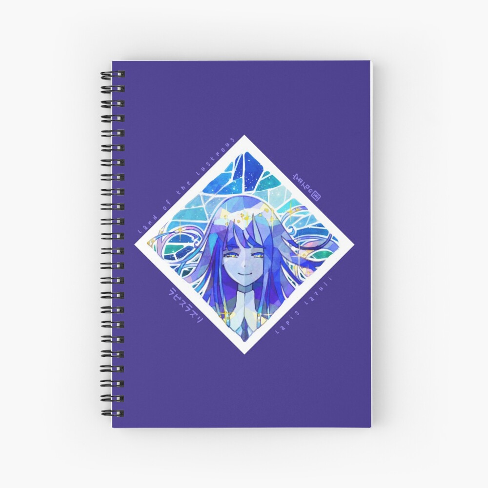 Lapis Lazuli Houseki No Kuni Spiral Notebook By Sedeto Redbubble