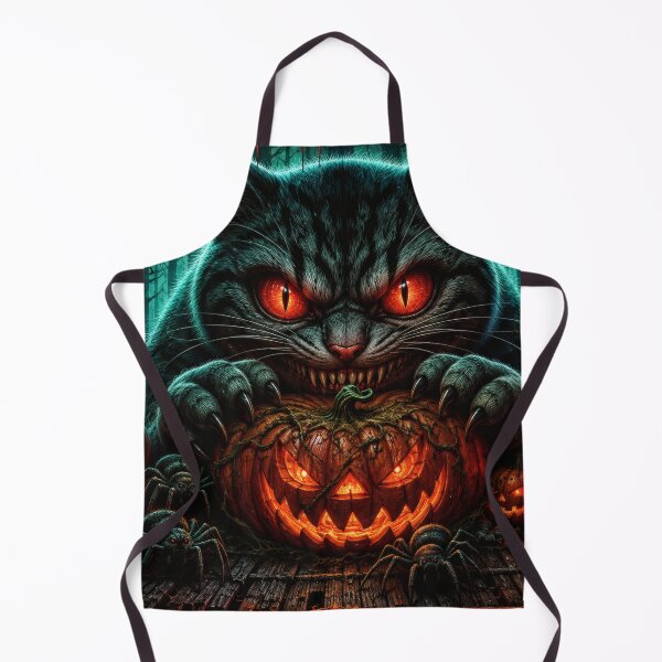 Item preview, Spooky Helloween – The Dark Cat of the Haunted Forest designed and sold by kdhill.