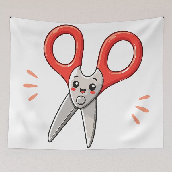 Item preview, Back to School Scissors T-Shirt & Sticker | Cute Kawaii School Supplies Design | Teacher & Student Gift designed and sold by Sunday.Supply.