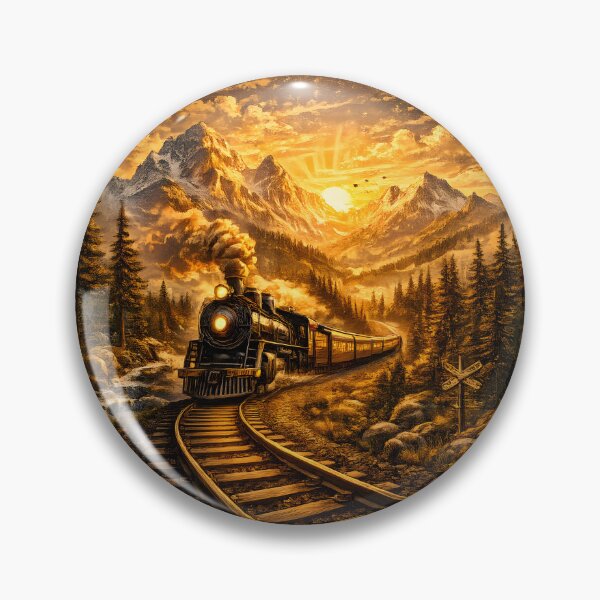 Item preview, Vintage Train Journey | Retro Mountain Railway Adventure T-Shirt designed and sold by VaultVibes.