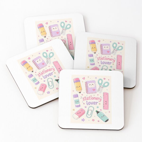 Item preview, Kawaii Study Time Sticker Sheet | Cute Pencil Notebook Stationery Stickers designed and sold by ASTROVIA .