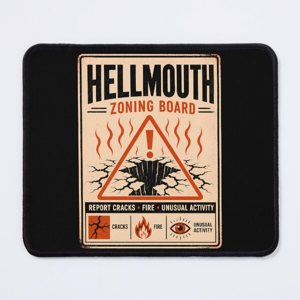 Item preview, Hellmouth Zoning Board Hazard Poster designed and sold by agearb.
