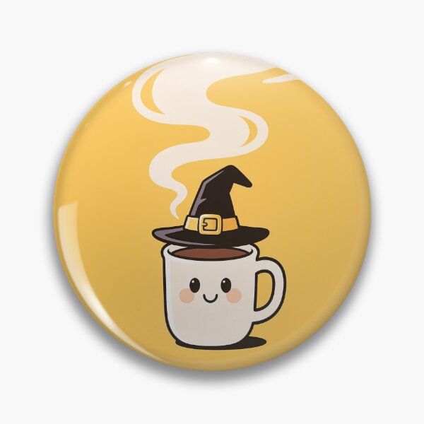 Item preview, Cute Witch Coffee Mug with Magic Steam Halloween Kawaii designed and sold by OksArtStudio.