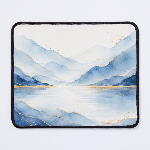 Item preview, Celeste Abstract VIII – Refuge Among Mountains designed and sold by Esencia Argentina.