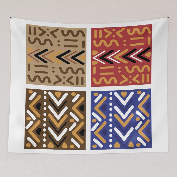 Item preview, Traditional Bogolan Pattern – African Textile Art & Ethnic Design designed and sold by Wolagno.