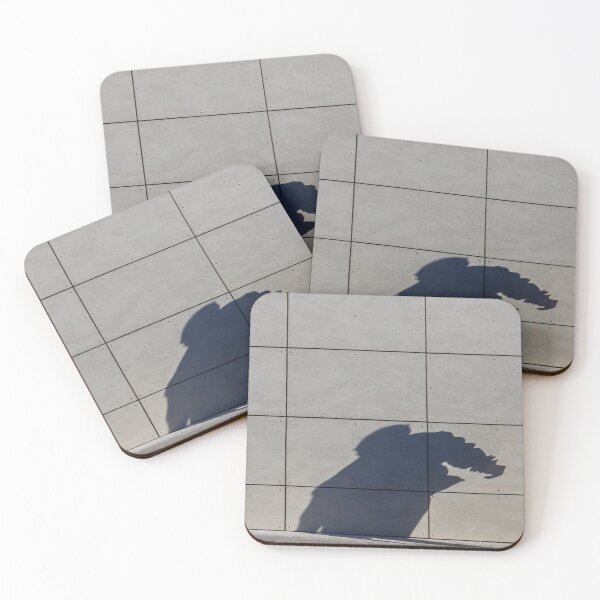 Item preview, Shadow Silhouette on Concrete Wall Panels With Urban Grid and Minimalist Composition designed and sold by Nmallia.