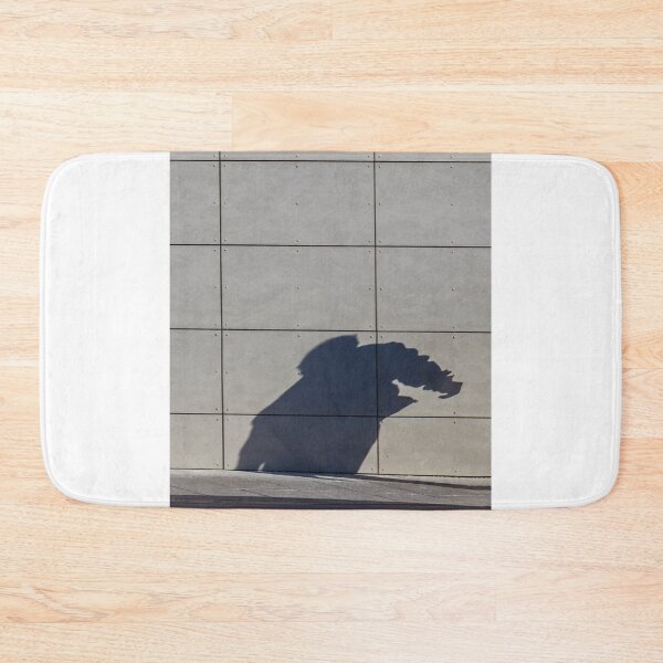 Item preview, Shadow Silhouette on Concrete Wall Panels With Urban Grid and Minimalist Composition designed and sold by Nmallia.