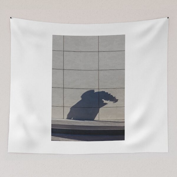 Item preview, Shadow Silhouette on Concrete Wall Panels With Urban Grid and Minimalist Composition designed and sold by Nmallia.