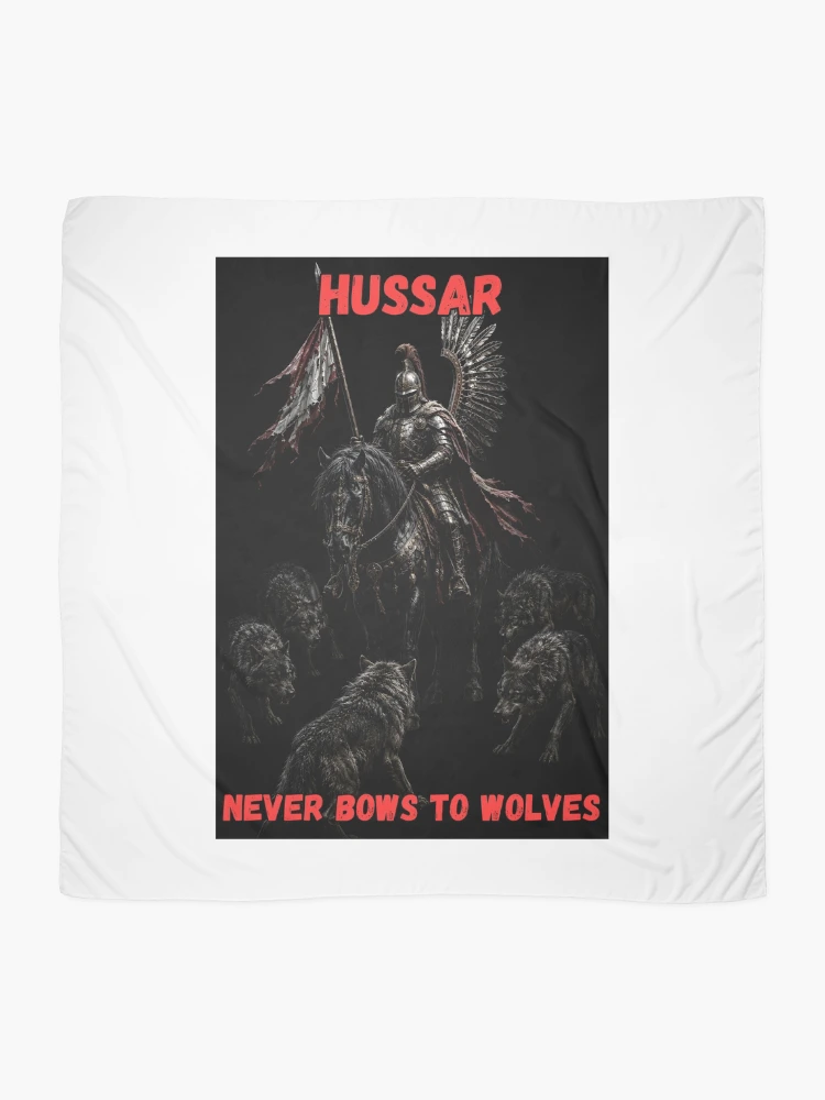 Thumbnail 2 of 3, Scarf, Among Wolves, A Legend Rises designed and sold by MarcinDesign.