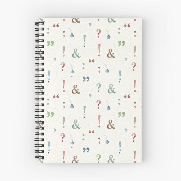 Item preview, Watercolor Punctuation Pattern designed and sold by QCena.