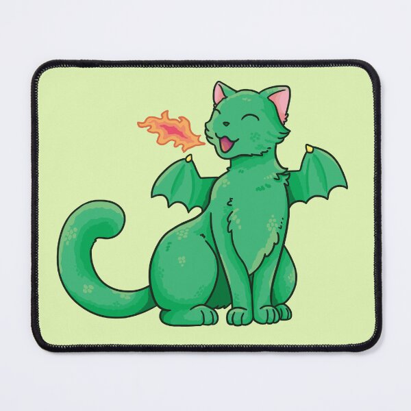 Item preview, Green cat dragon designed and sold by Maria-Henriques.