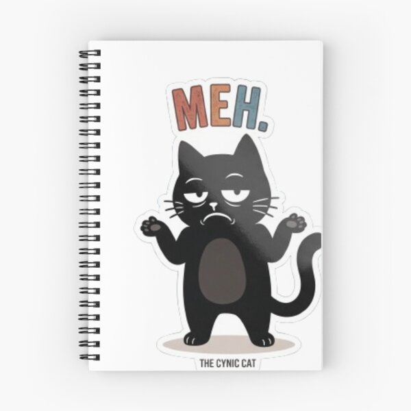 Item preview, "Meh." - The Blasé Cynical Cat designed and sold by Gabzerinho.