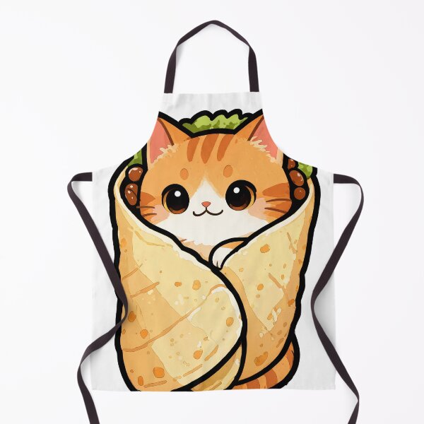 Item preview, Cute Cat Burrito | Kawaii Orange Kitten Wrap T-Shirt designed and sold by Nuttajak.