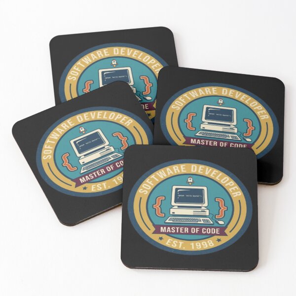 Item preview, Software Developer Retro Vintage Code Badge designed and sold by DailySparks.