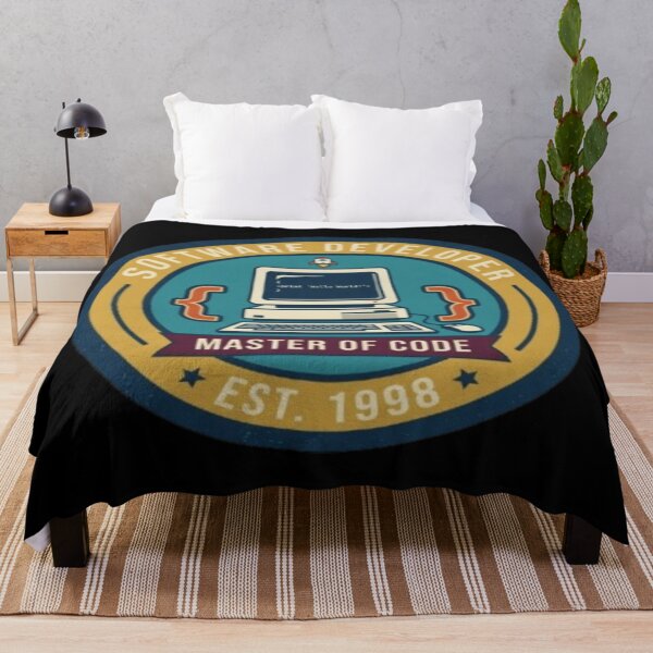 Item preview, Software Developer Retro Vintage Code Badge designed and sold by DailySparks.
