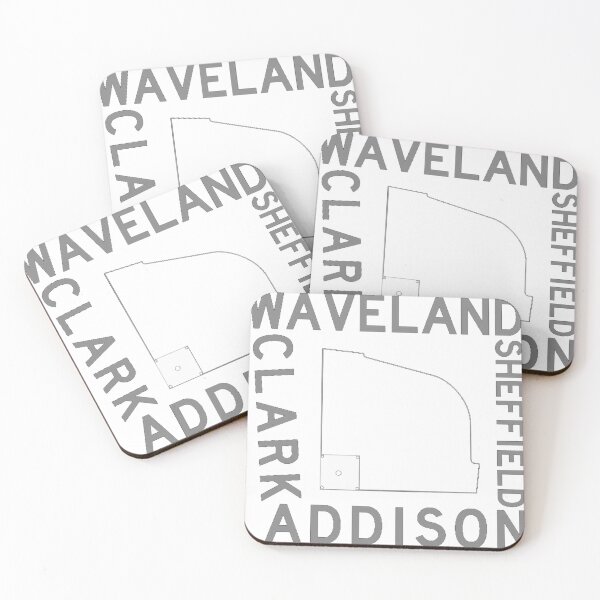 Item preview, Streets Of Wrigley Field Chicago Cubs designed and sold by smolspaceprnce.
