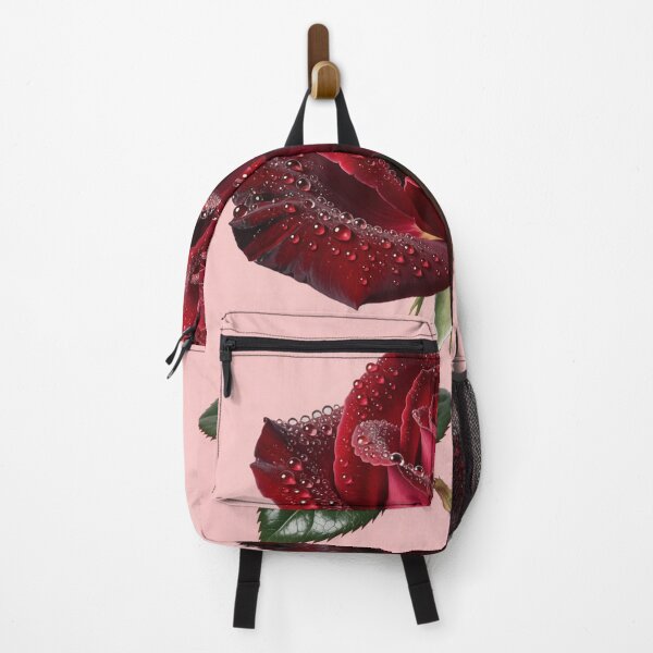 Item preview, Dew-Kissed Crimson Rose Bloom designed and sold by CooksCreators.