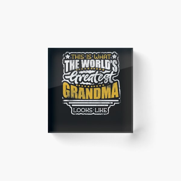 Item preview, World's Greatest Grandma designed and sold by Pricity Designs.